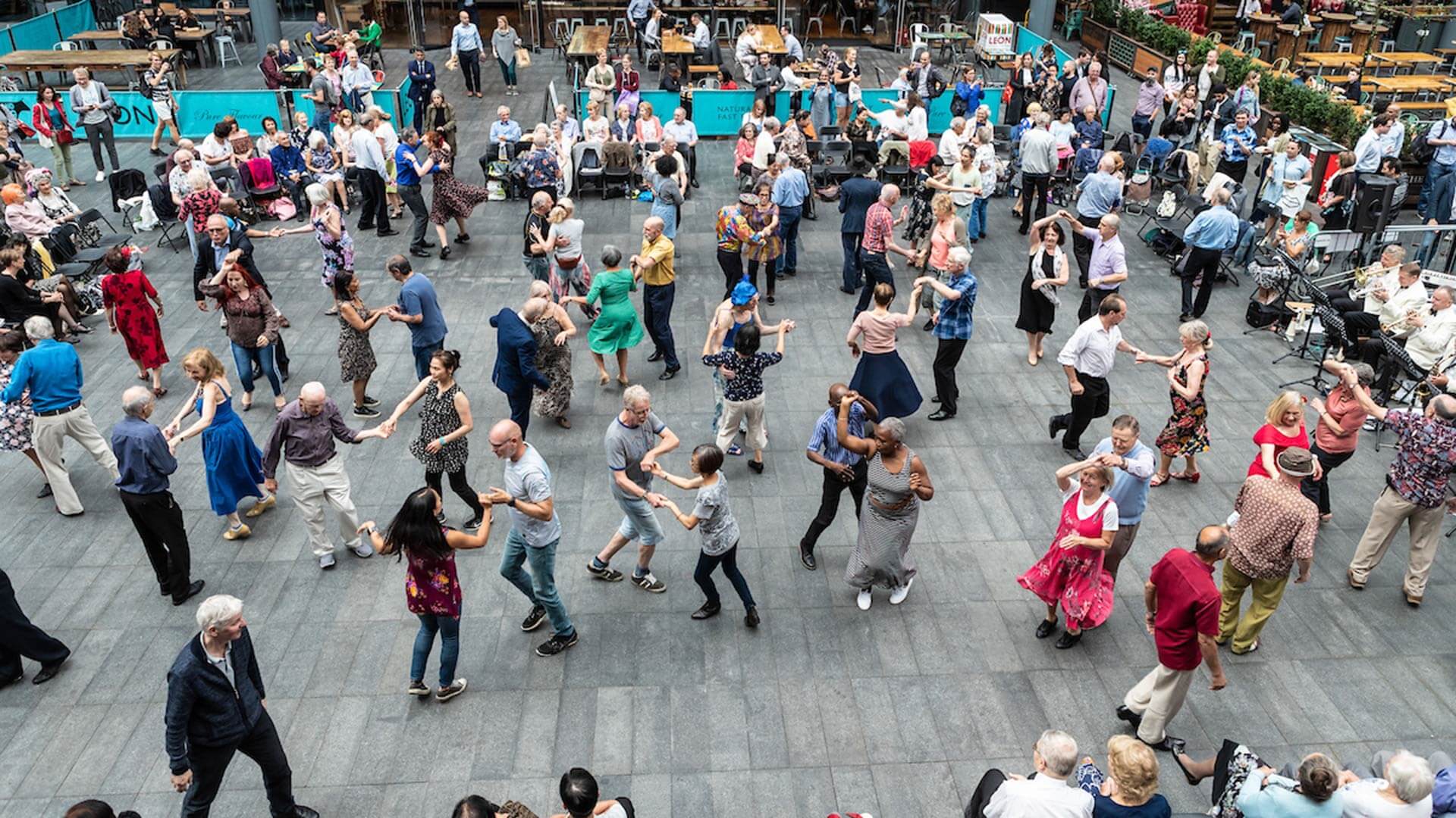 Tea Dances are back! Blog Spitalfields Market E1