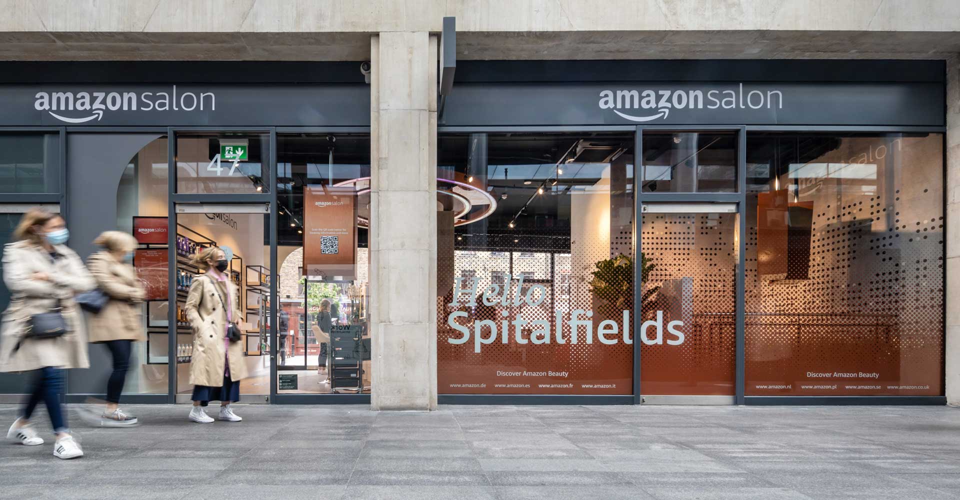 Amazon Salon Shop Spitalfields Market E1